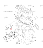 Труба водяной Polaris Widetrak LX (2006) (3083452)