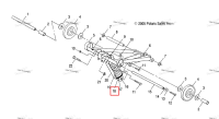 Фиксатор пружина GAB PLATED Polaris Widetrak LX (2006) (5245067)