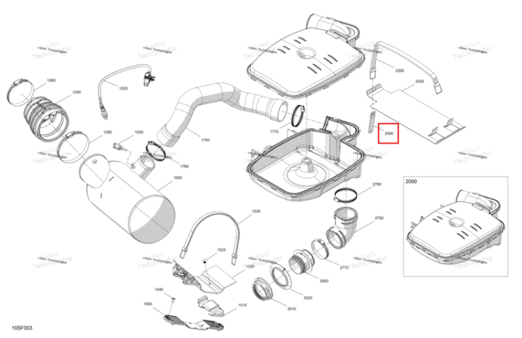Крепление ремень Sea-Doo RXP 325 X (2026) (293850157)