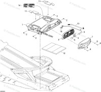 511000434 PORTE BAGAGE   *RACK  Пластиковая багажная площадка тоннеля