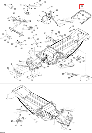 Задний бампер Ski-Doo 518323788