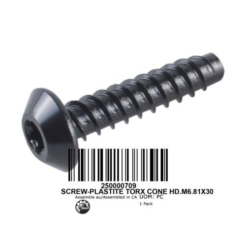 250001007 SCREW-PLASTITE TORX CONE HD.M6.81X30 Винт M6.81X30