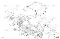 Правый задний крепление опора Can-Am Maverick Sport 1000R XRC (2022) (705211571)