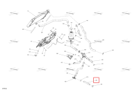 Водяной насос шланг Can-Am Outlander 4x4 XT 1000R (2025) (709201265)