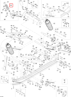 Белый пружина Ski-Doo Expedition TUV V800 4-TEC (2009) (M25065)