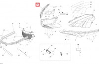 502008015 Боковая панель правая черная Ski-Doo 502007200, 502007202, 502007292, 502007624, 502008014