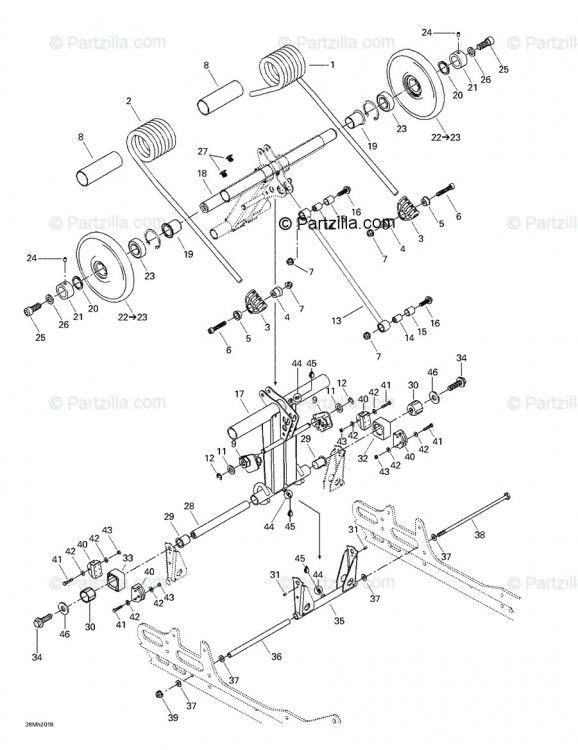 503189524 RESSORT GA.PEIN*SPRING-LH PAIN  Пружина задней подвески, левая