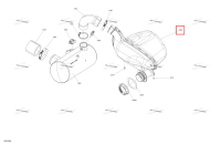 Резонатор в сборе включает 2000 to 2000 b Sea-Doo Spark 60 (2023) (274001731)