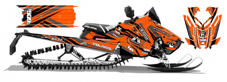 Наклейки для снегоходов Ski-Doo XM XP  Polaris RMK AXYS