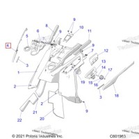 5456441-978 Облицовка консоль левый дюйм литой HEMLOCK цвет опция