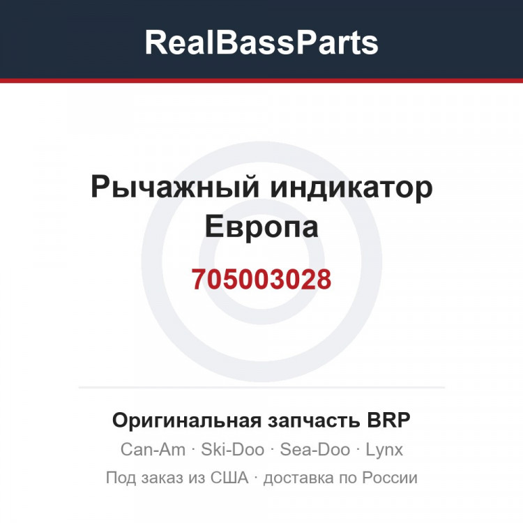 705003028 Рычажный индикатор Европа