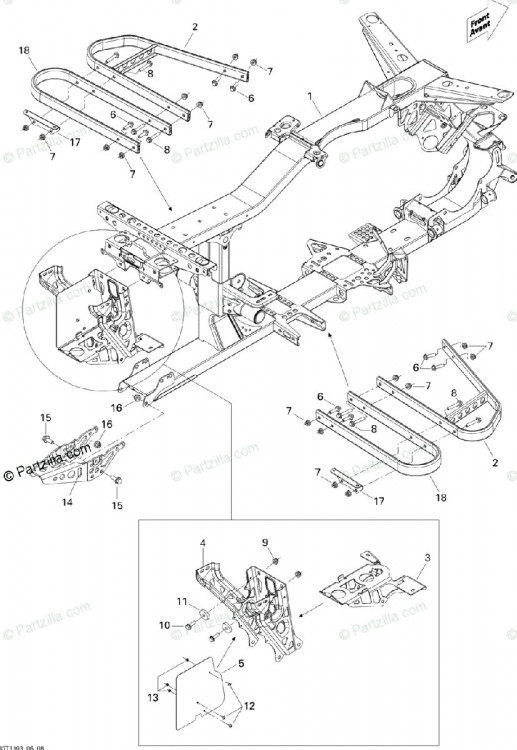 705202414 FRAME-BLACK