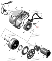Phillips винт M4 × 8 Can-Am Commander MAX 1000R EFI XT (2024) (420240196)