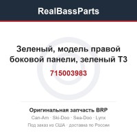 715003983 Зеленый, модель правой боковой панели, зеленый T3