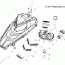 5437835 Сетка впуска левая Polaris VENT, INTAKE, LEFT HAND
