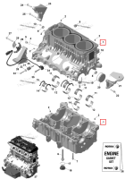 Цилиндр блок W Sleeves включает no 1 10 Sea-Doo GTR 300 X (2026) (420893515)