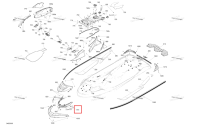 Chromed облицовка левый Sea-Doo GTX 300 (2020) (291004491)