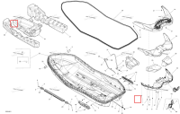 Задний Deck Extension поплавок Sea-Doo Spark (2016) (292001504)