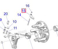 7520585 Болт вариатора Polaris 
