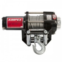 Лебедка электрическая KIMPEX 2500, со стальным тросом 458210