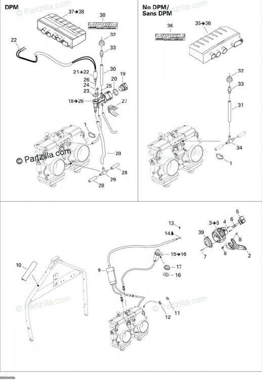 512059853 Калиброванный модуль. 800 H.O. WITH DPM / INCLUDES ITEMS 37 TO 38