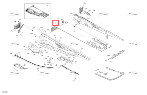 Радиатор тоннель 146 Ski-Doo 518334489
