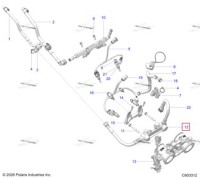 2522824 В сборе цилиндр топливный рейлинг 840 T W / DAMP