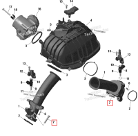Torx винт фланцевый M8 × 35 Can-Am Maverick Sport 1000R XRC (2022) (420440867)
