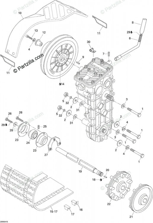 605150015 Защита ремня. внедорожник 550