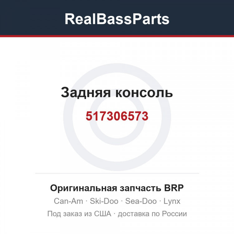 517306573 Задняя консоль