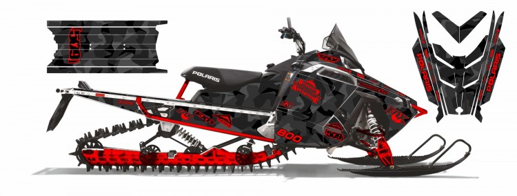 Наклейки для снегоходов Ski-Doo XM XP  Polaris RMK AXYS