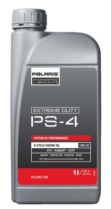 Масло 4-х тактное в двигатель Polaris PS-4 Extreme Duty 1L 502122 