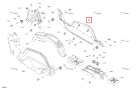 Правый Lateral консоль панель Can-Am Commander MAX 1000R EFI XT (2024) (707901077)