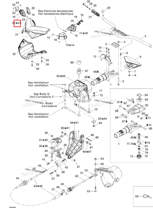 Дроссель корпус в сборе Sea-Doo 277000995