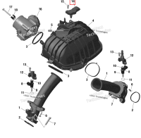 Давления и датчик температуры Can-Am Maverick Sport 1000R XRC (2022) (420874658)