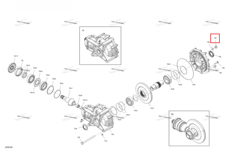 Корпус заливная пробка Can-Am Outlander 4x4 XT 1000R (2025) (715500488)