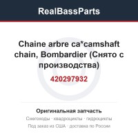 420297932 Chaine arbre ca*camshaft chain, Bombardier (Снято с производства)