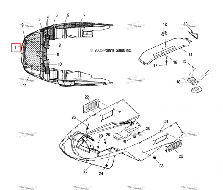 Discontinued Polaris Widetrak LX (2006) (5811618)