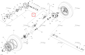 Левый шрус Can-Am 705401802