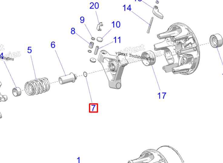 5418306 Кольцо Polaris