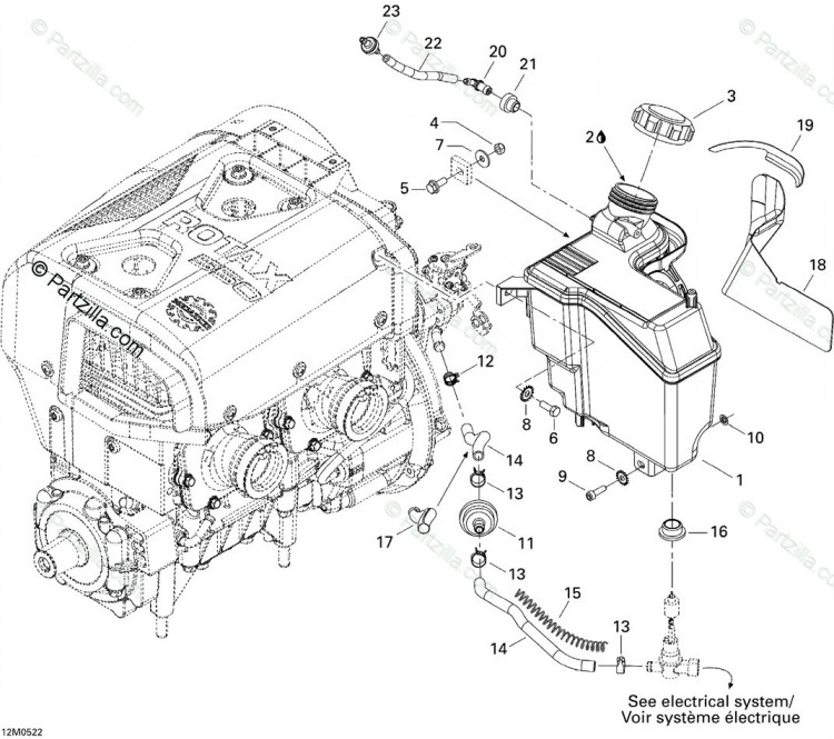 519000073 RESERVOIR HUILE*OIL TANK