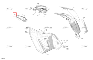 Левый капот облицовка Ski-Doo 517308953