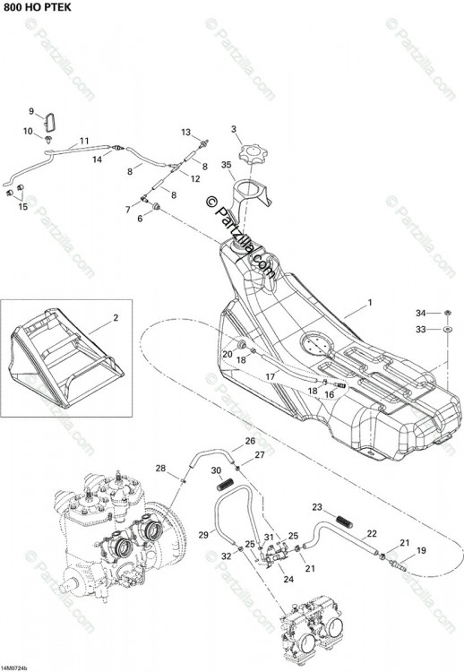 513033185 Бак топливный
