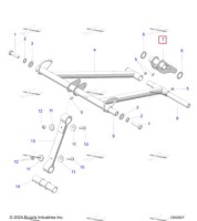 1542765-329 Амортизатор PIVOT рычаг сварной чёрный