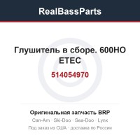 514054970 Глушитель в сборе. 600HO ETEC
