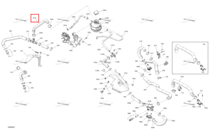 Шланг Ski-Doo 509001365