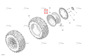14 дюйм обод Beadlock b to 400 b1 a Can-Am 705504027