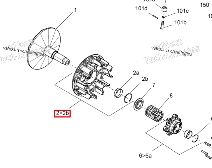 417224044 Щека вариатора Ski-Doo 417223763 417224046