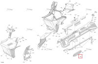 Номерной знак опора Can-Am Commander 1000R EFI DPS (2022) (705015919)
