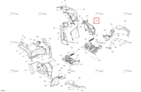 Правый панель Can-Am Outlander 4x4 DPS 700 (2025) (705019064)